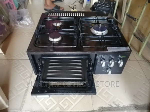 Rinnai Fairly Used Gas Cooker 3 Burner With Oven Glass Top in Ikeja - Kitchen Appliances, - Image 3