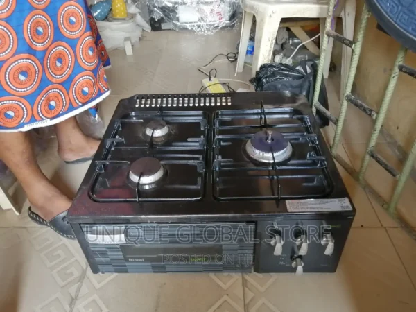 Rinnai Fairly Used Gas Cooker 3 Burner With Oven Glass Top in Ikeja - Kitchen Appliances, - Image 5