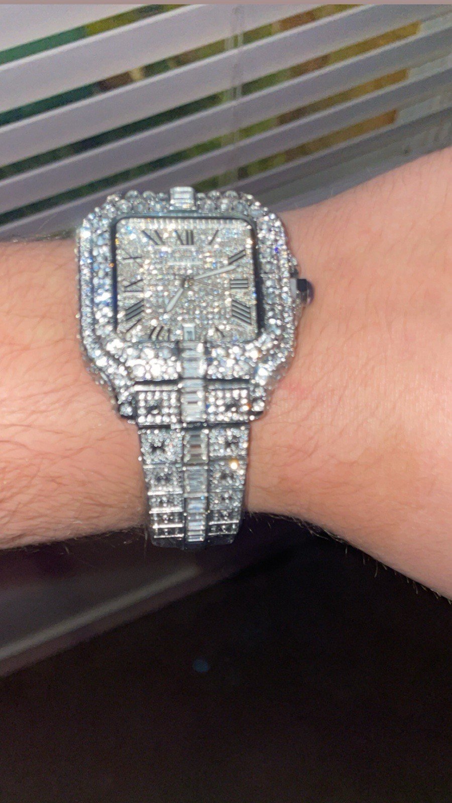 Iced Out Hip Hop Watch