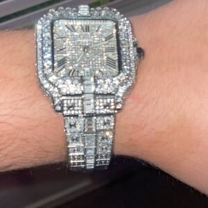 Iced Out Hip Hop Watch