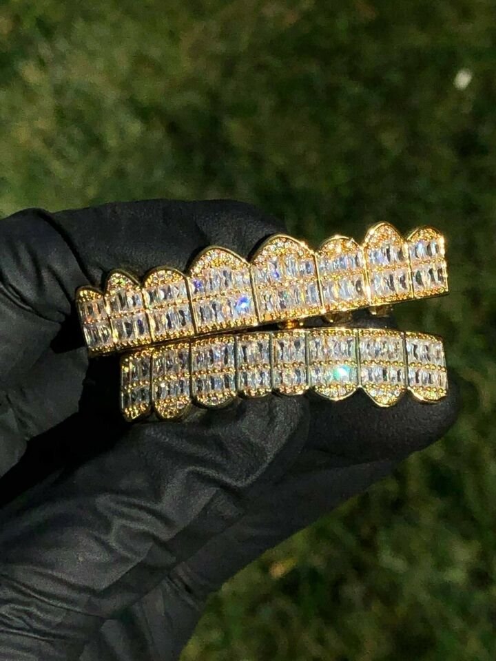 14k Baguette Joker Gold Teeth
