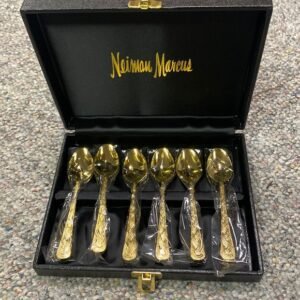 German gold table spoons and knife for sale-complete set