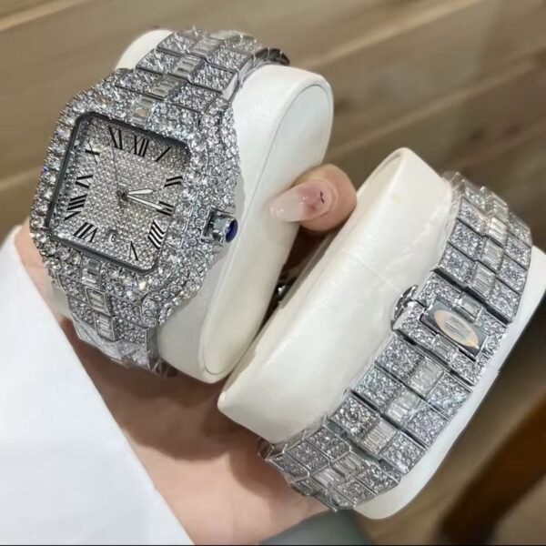 Luxury VVS1 Diamond Watch Bust Down Watch |